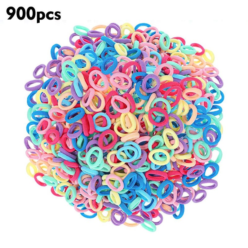 Children's elastic hair ties, baby hair bands, small towels to tie hair, good elasticity, girls' braids